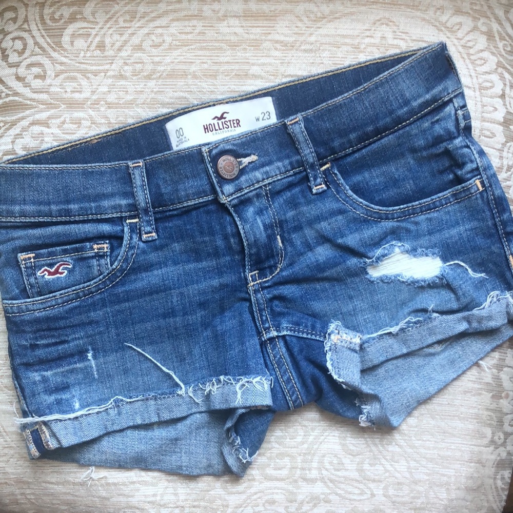 Hollister Distressed Denim Shorts
